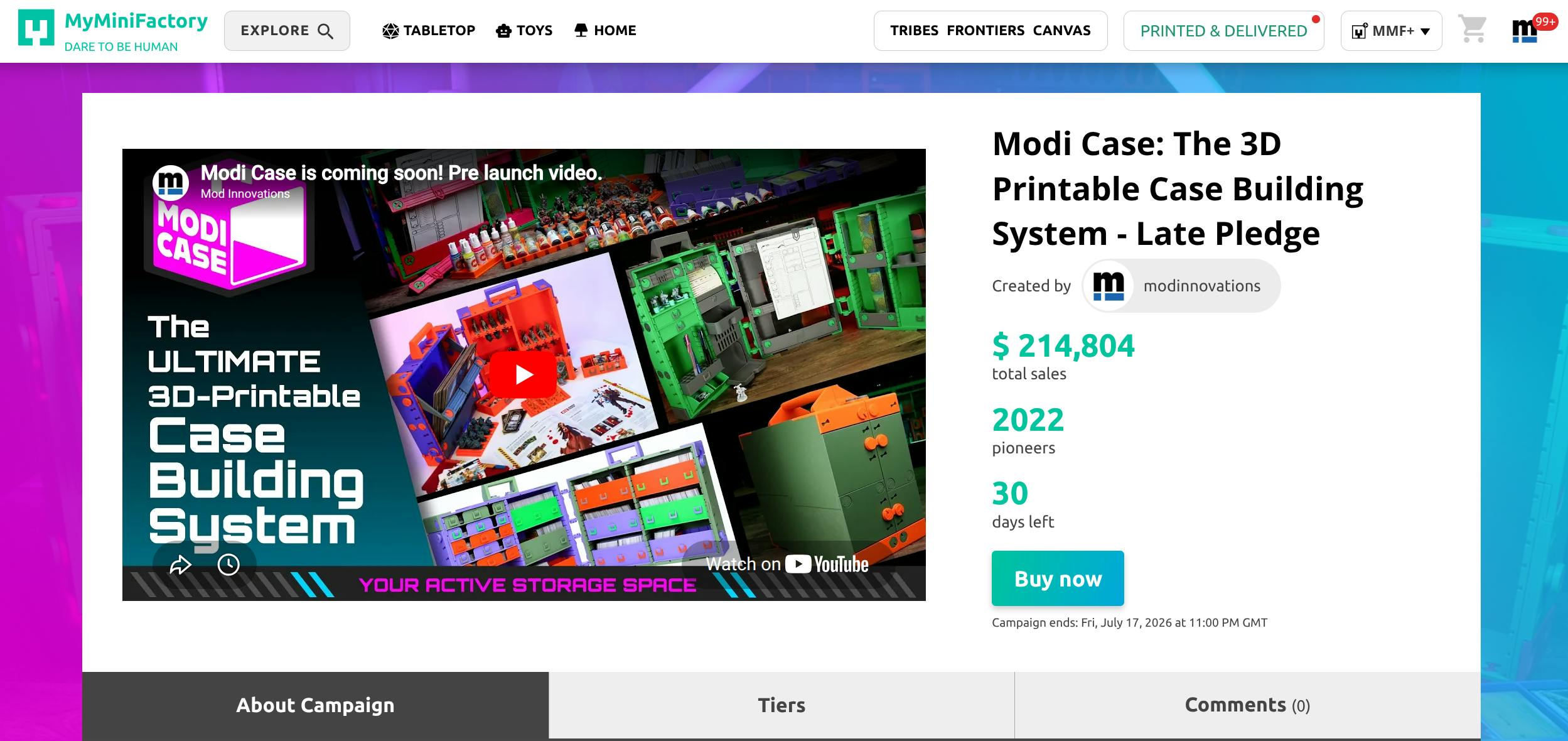 Modi Case: The 3D Printable Case Building System Project Update: Late ...