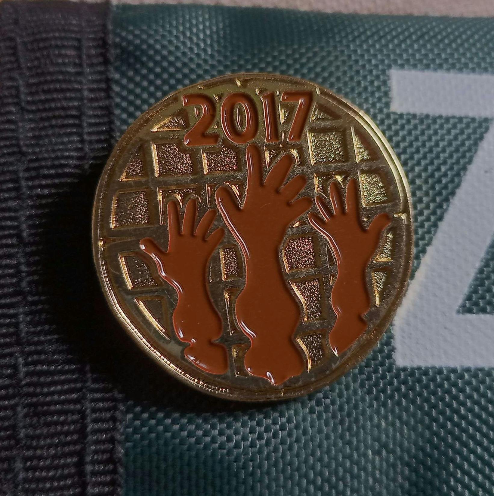 2017 Waffle Collectible Pin - 1" Soft Enamel (Limited Release)