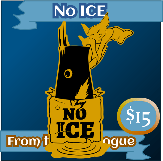 From the Catalogue - No ICE Charity Pin