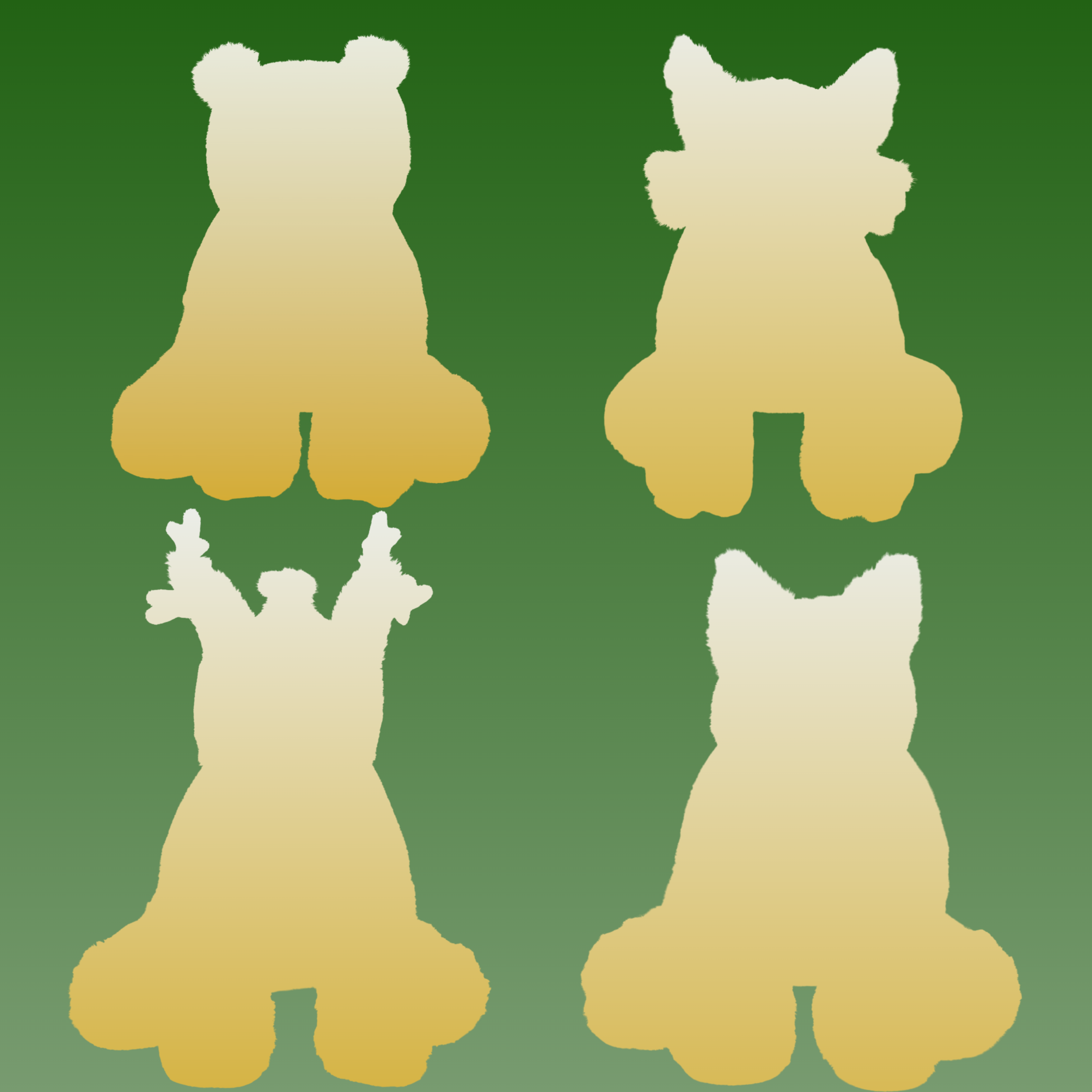 4x Cuddlelore Cutie Plush (No outfit)