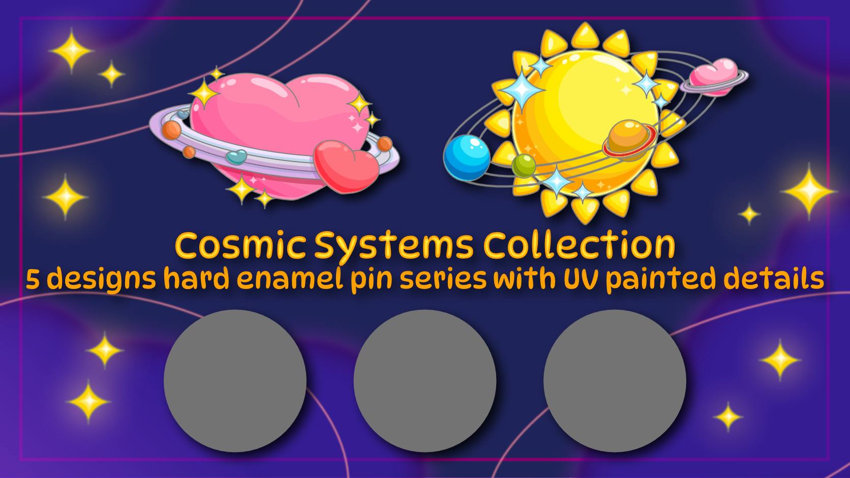 Cosmic Systems: Enamel Pin Collection