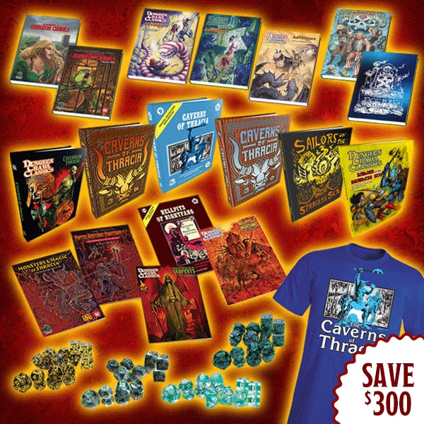 (Save $300) ALL IN FOR ALL OF IT! All 5E+DCC Books + Merch! (Print+PDF)