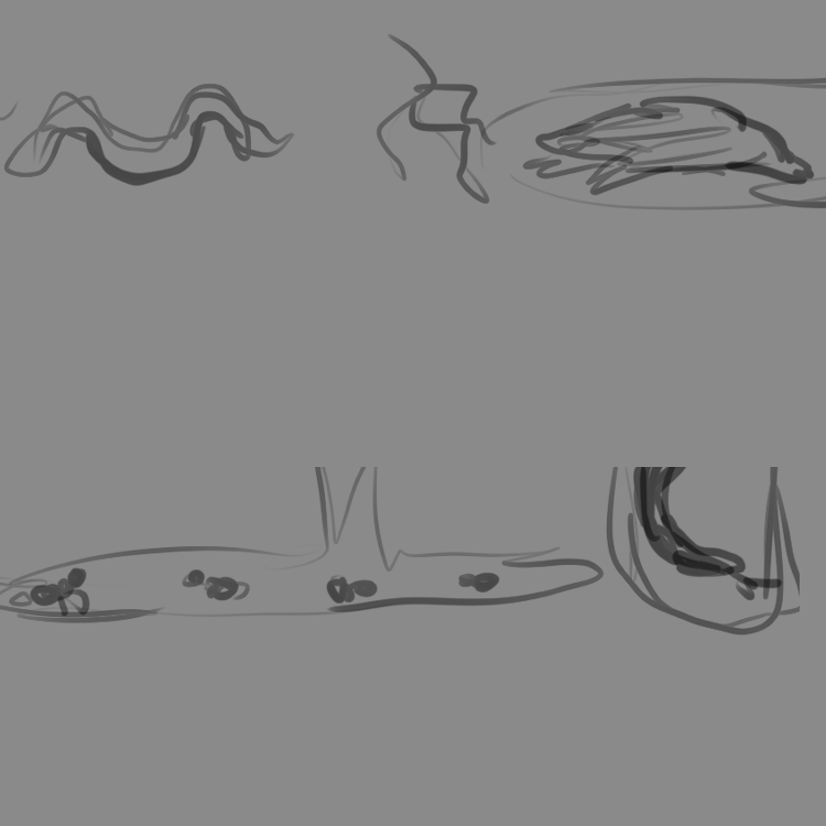 Foil washi underground scene