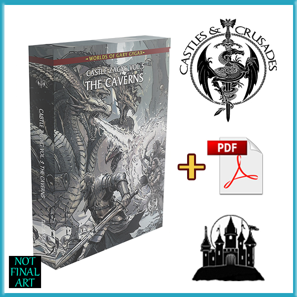 Castle Zagyg Vol 5: The Caverns Boxed Set (Print)