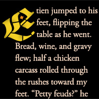 Chicken carcass rolling across the floor