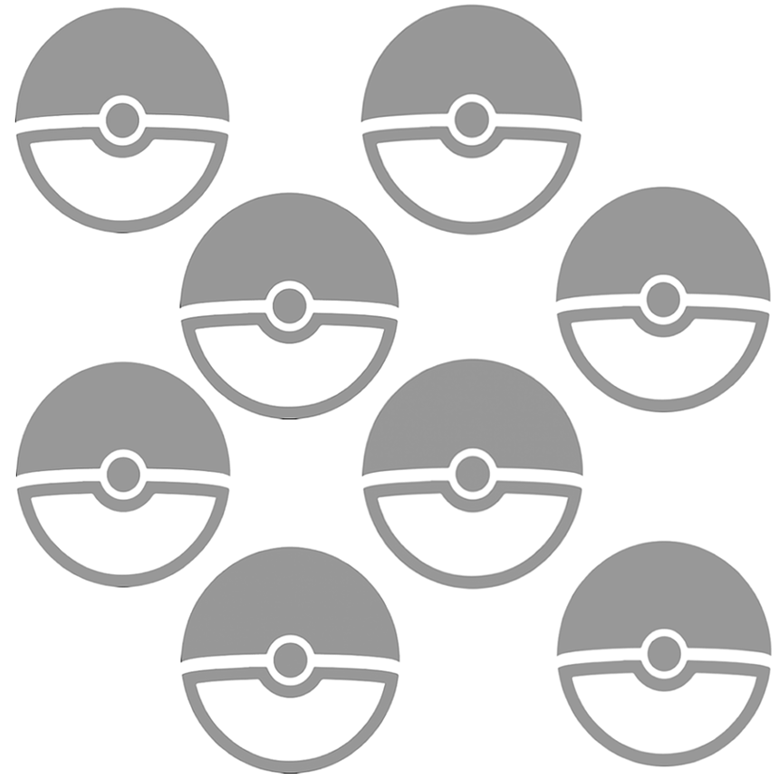 8 Pokemon Pins