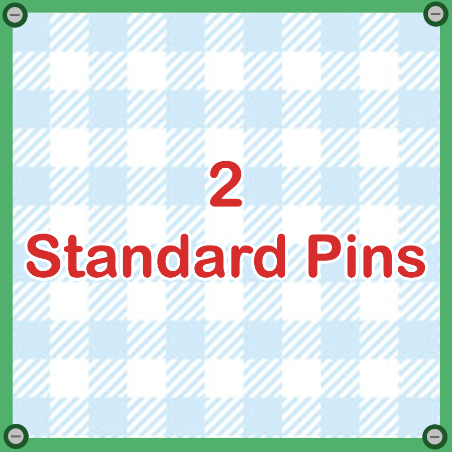2 Standard Pins