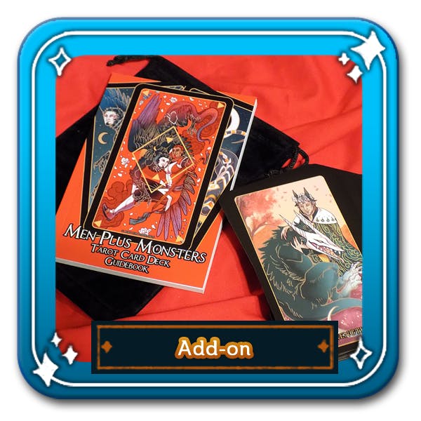 Men Plus Monsters Tarot Deck + Bag + Guidebook