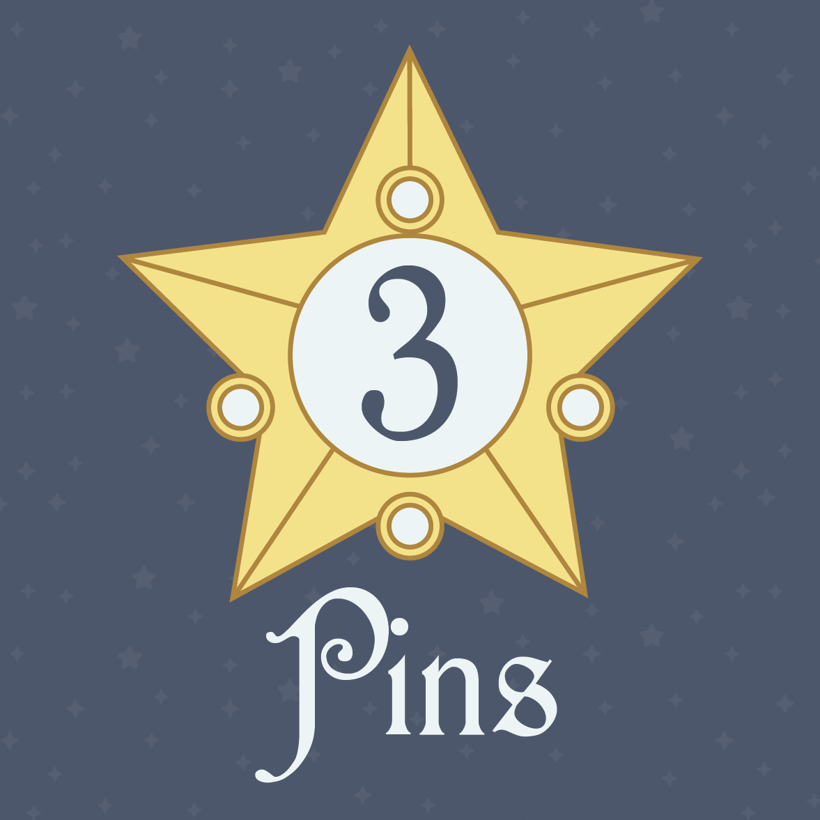 ✦ Three Mythglass Pins - Save 15%