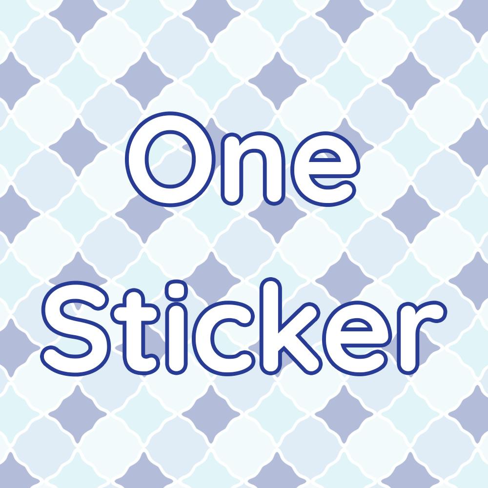 One Sticker