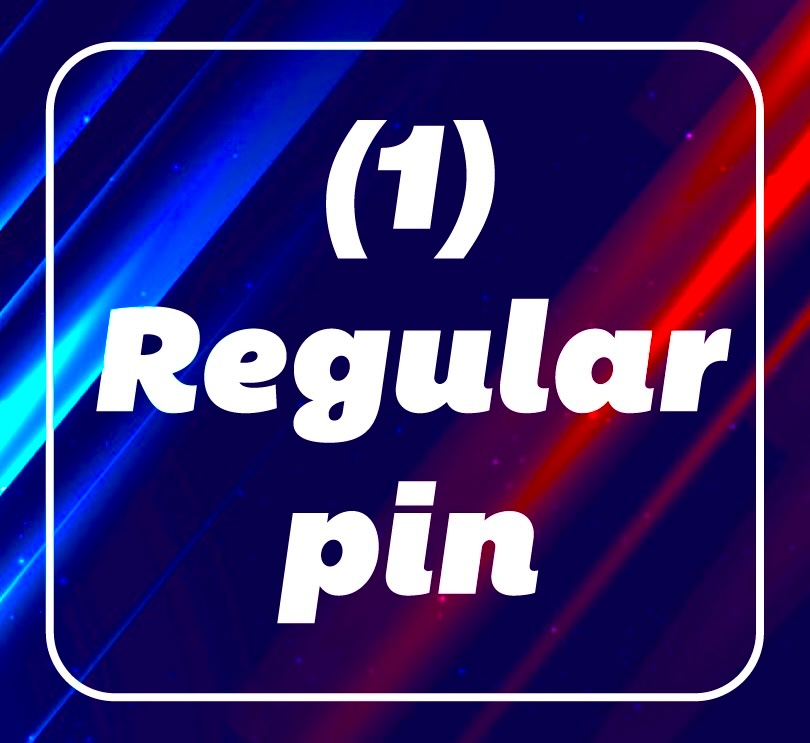 (1) Regular Pin