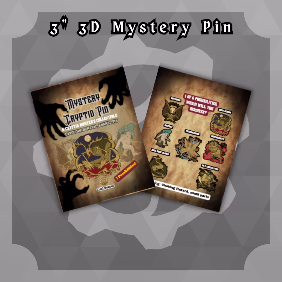 Cryptids and Critters: 3in 3D Premium Blindbag