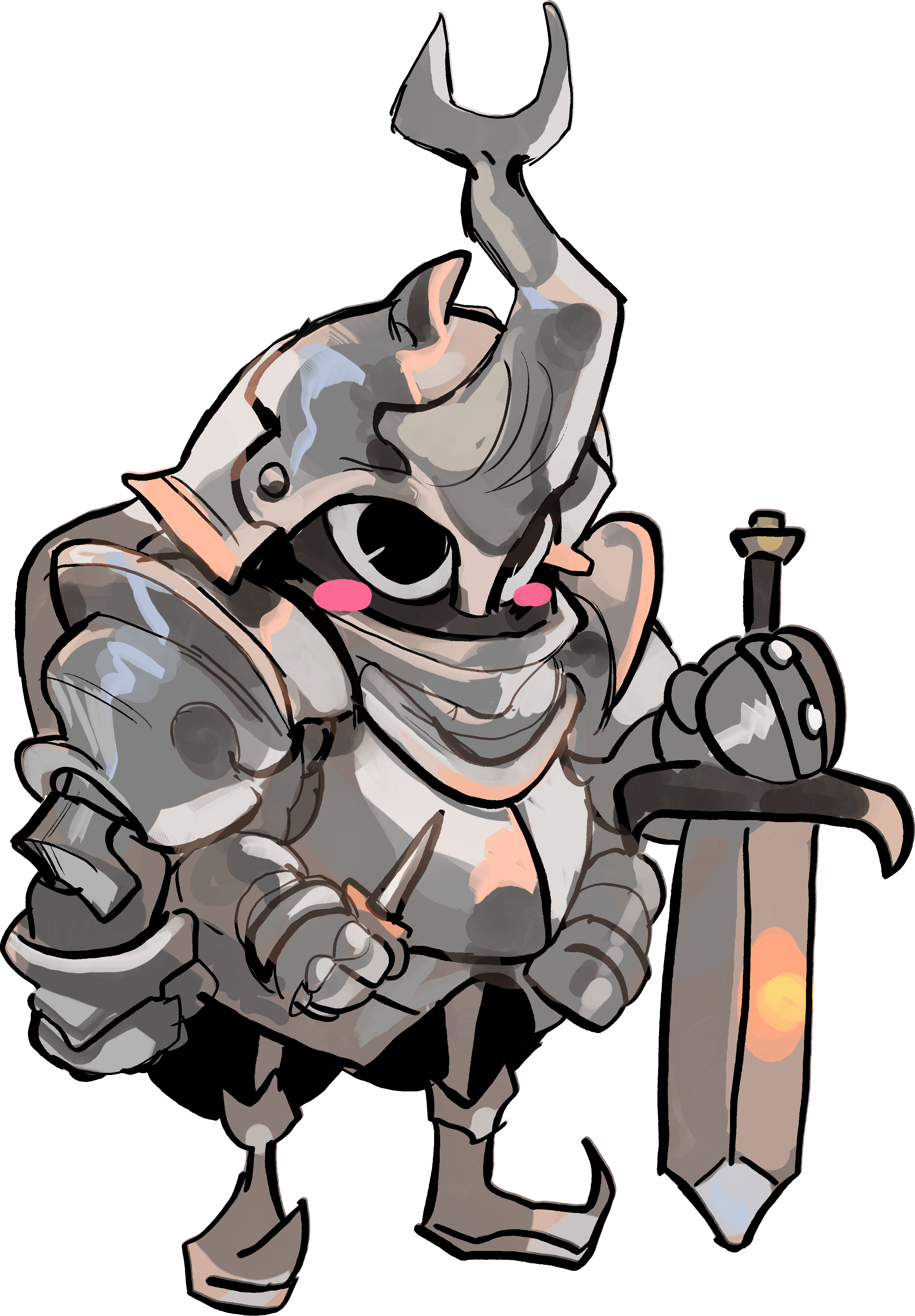 Sticker/The Silver Knight
