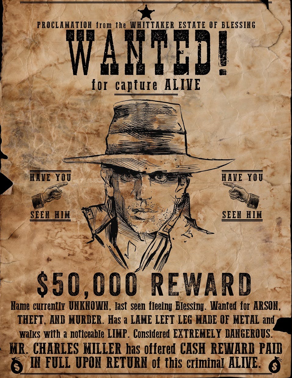 The Wanted Poster!