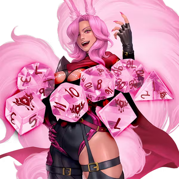 Luxus Kunzite Dice Set