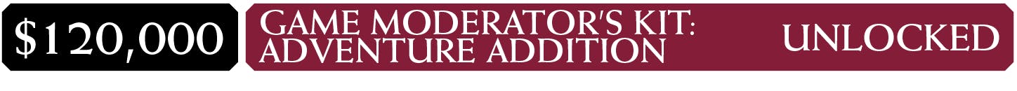 $120,000: Adventure addition to the GM's Kit - Unlocked