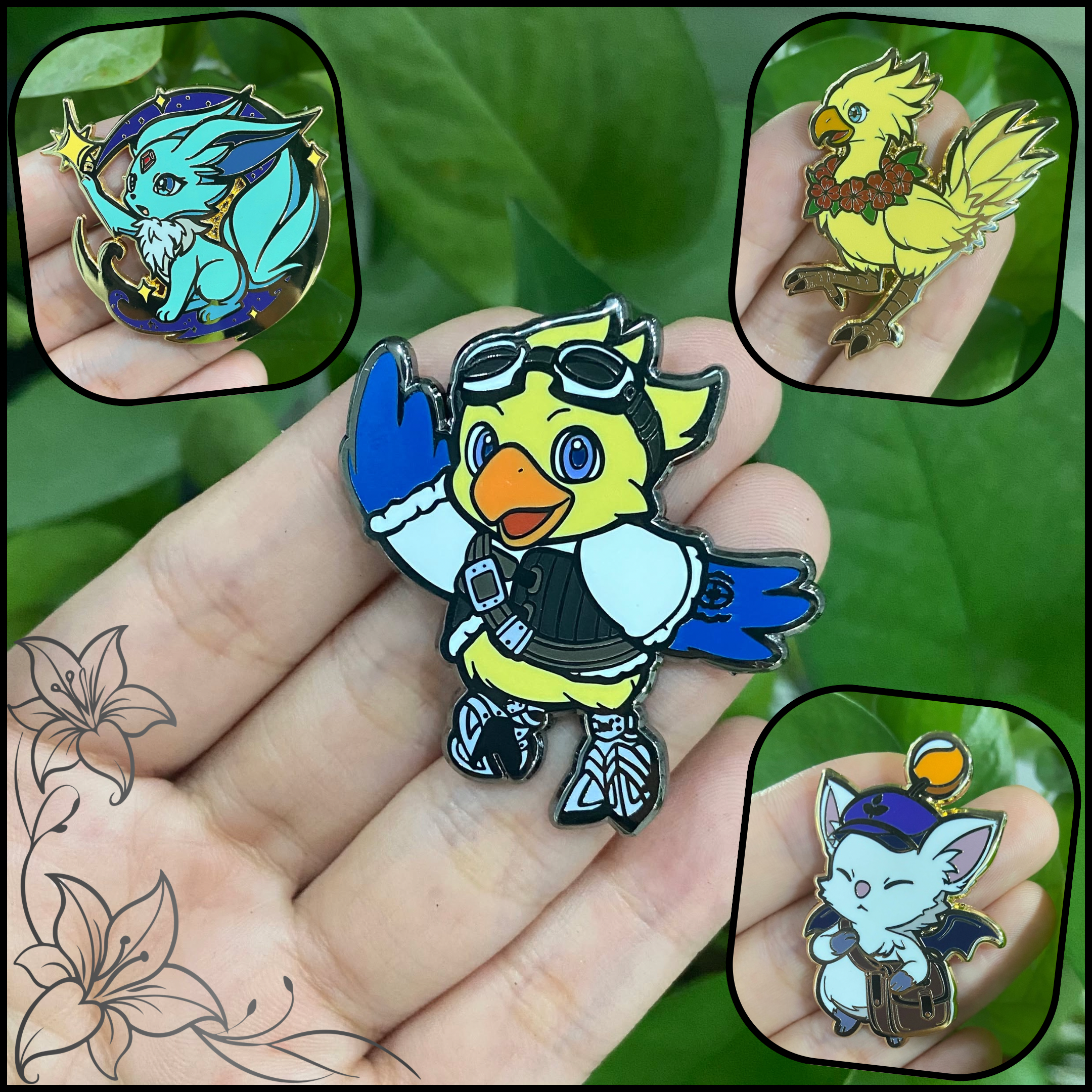 FF Mascot Pins