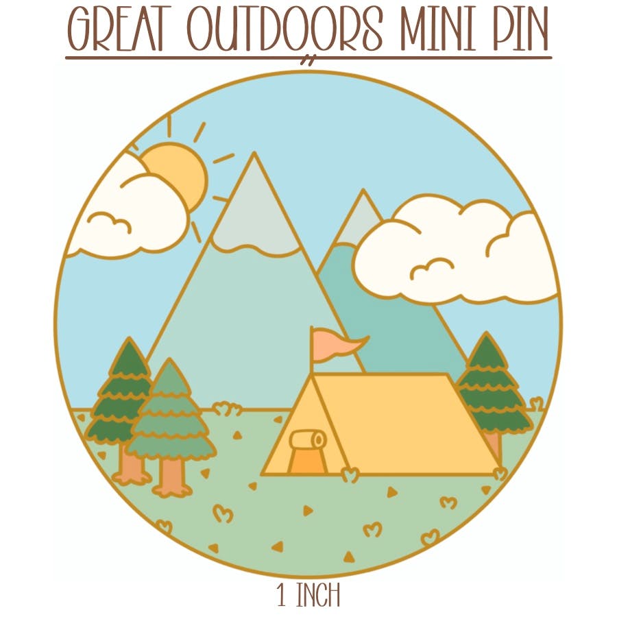 Great Outdoors Mini Pin