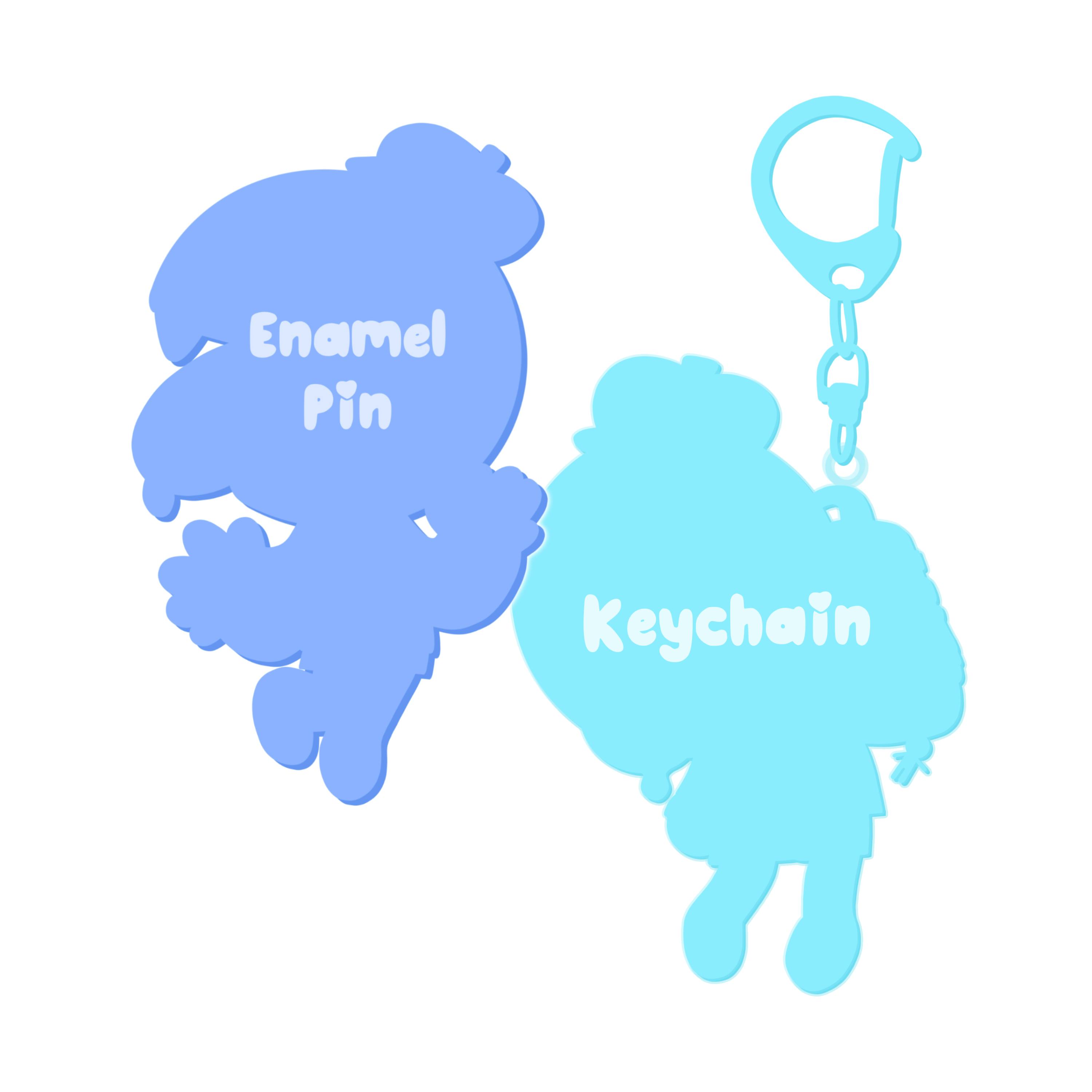 Enamel Pin & Keychain Bundle