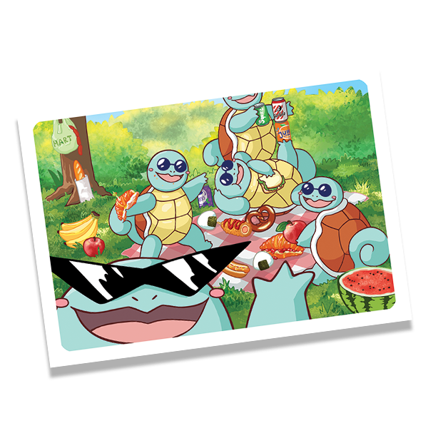 Turtle gang mini print