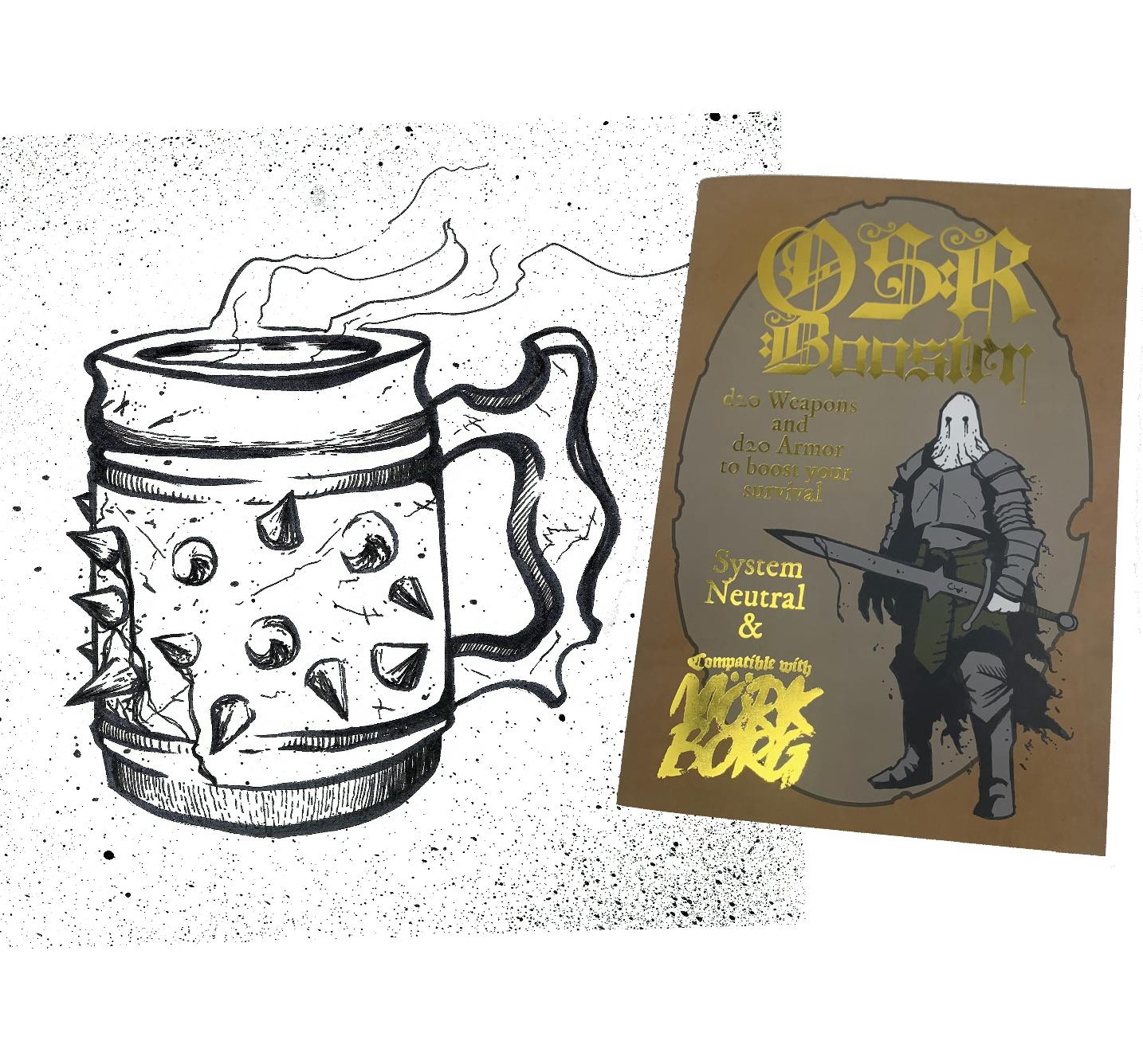 Original Art + OSR Booster Zine +PDF