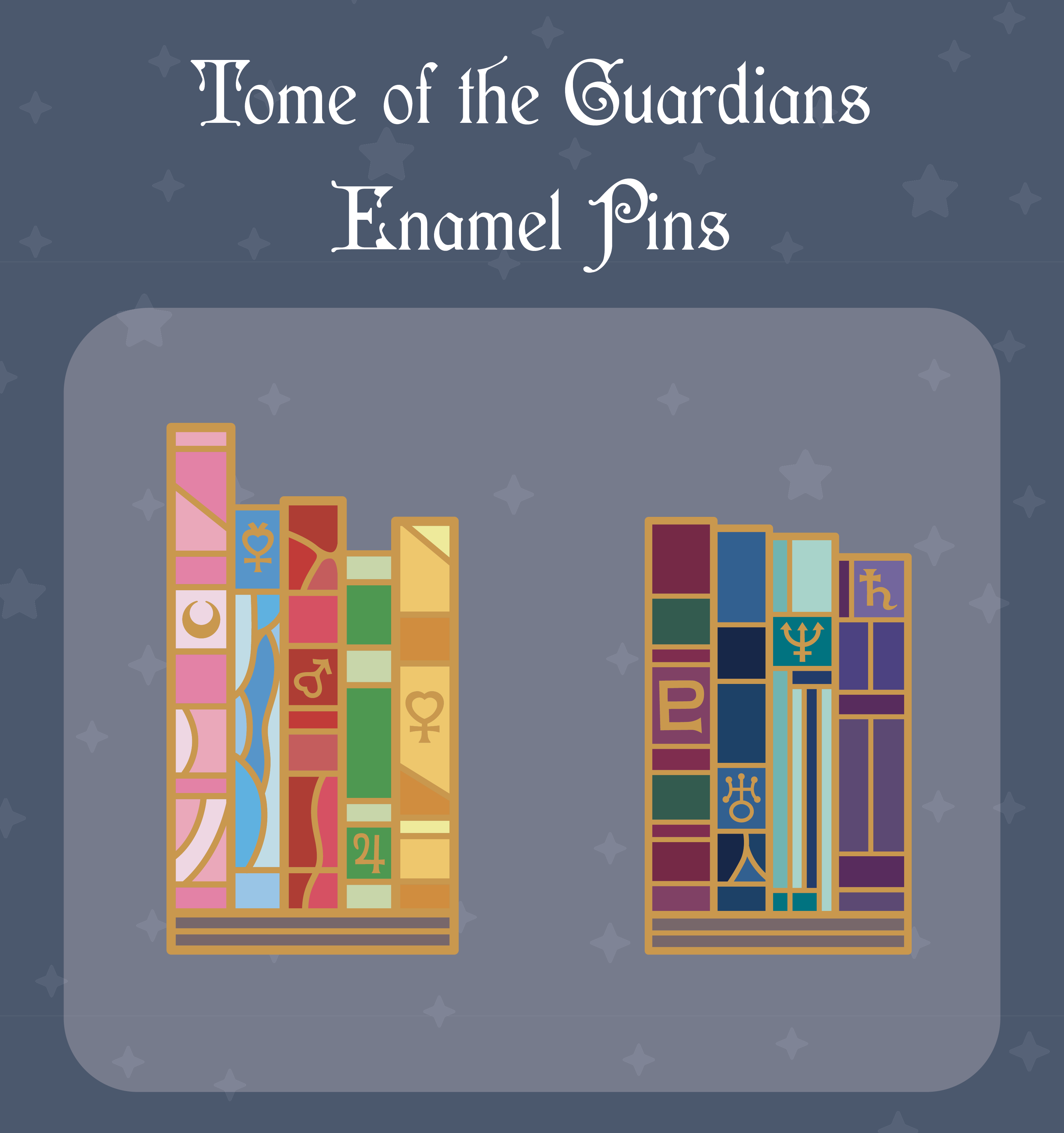 ✦ Tome of the Guardians Enamel Pin