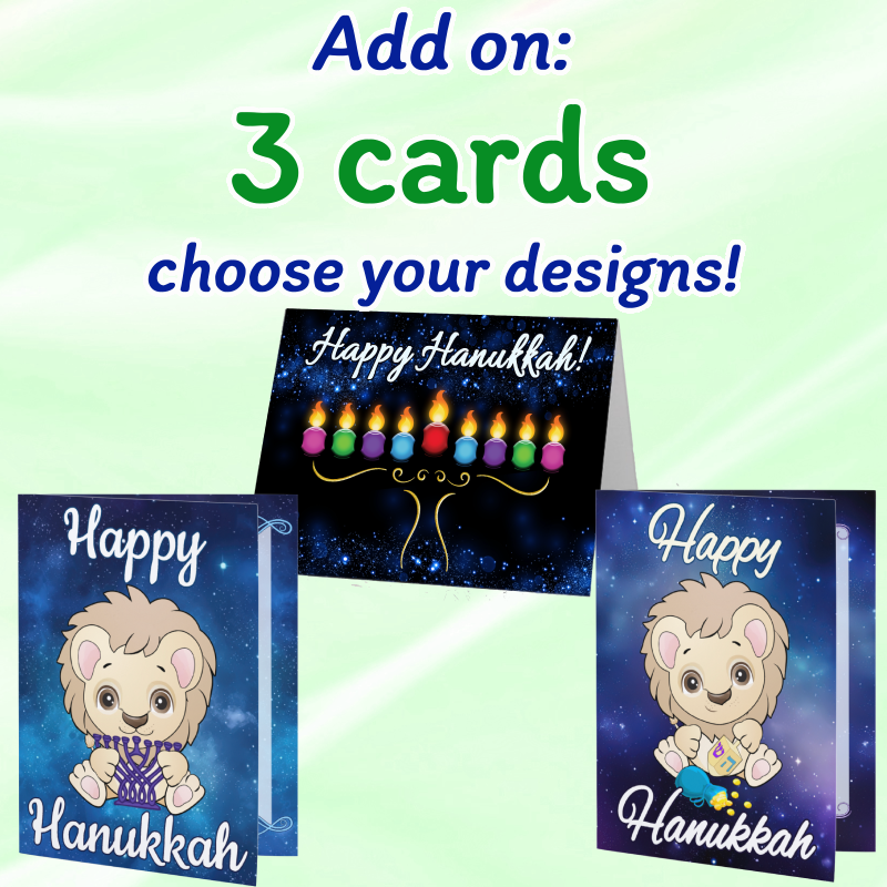 3 Hanukkah Greeting Cards