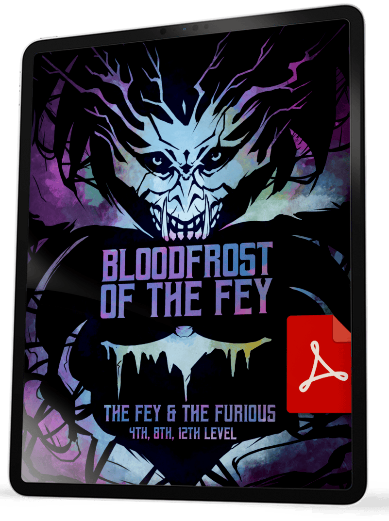 Bloodfrost of the Fey - Digital PDF