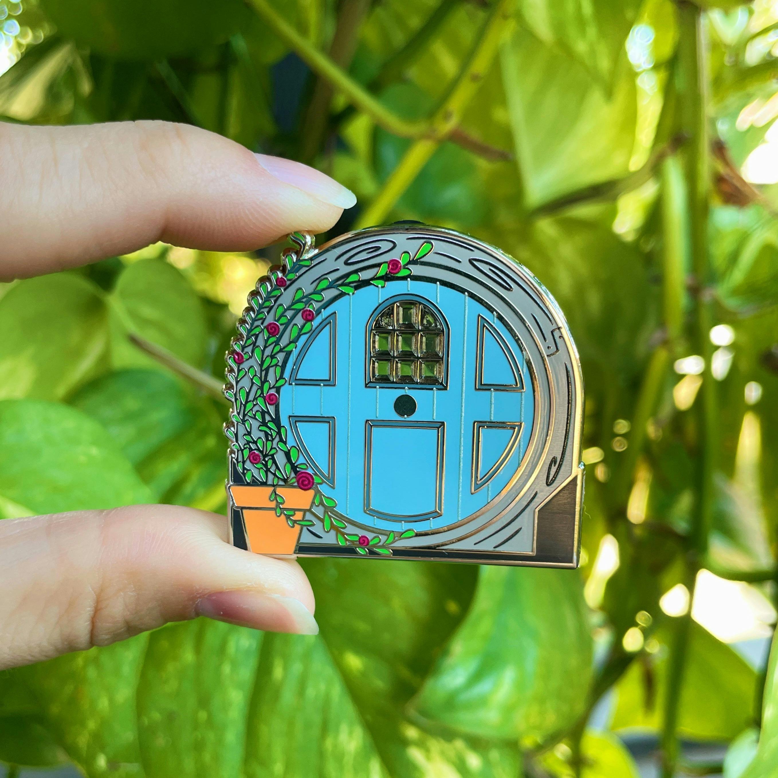 Garden Door Enamel Pin