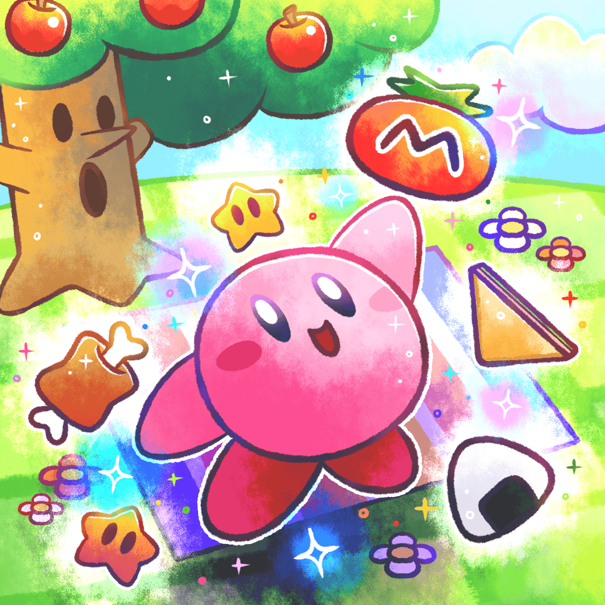 KIRBY PICNIC - PRINT