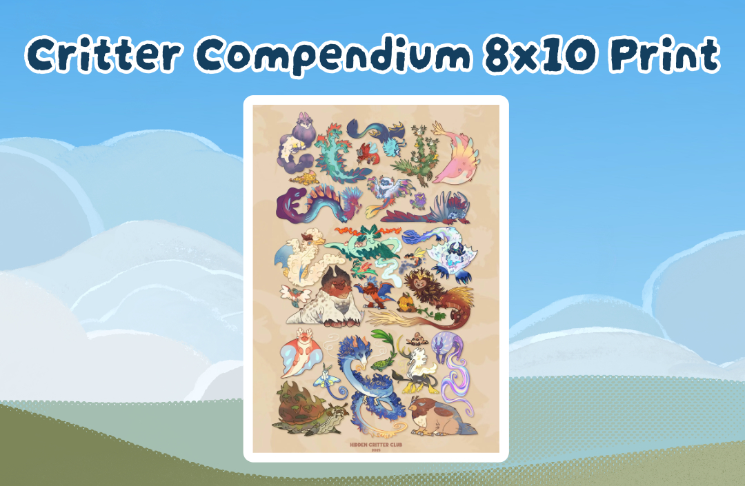 Hidden Critter Compendium Print