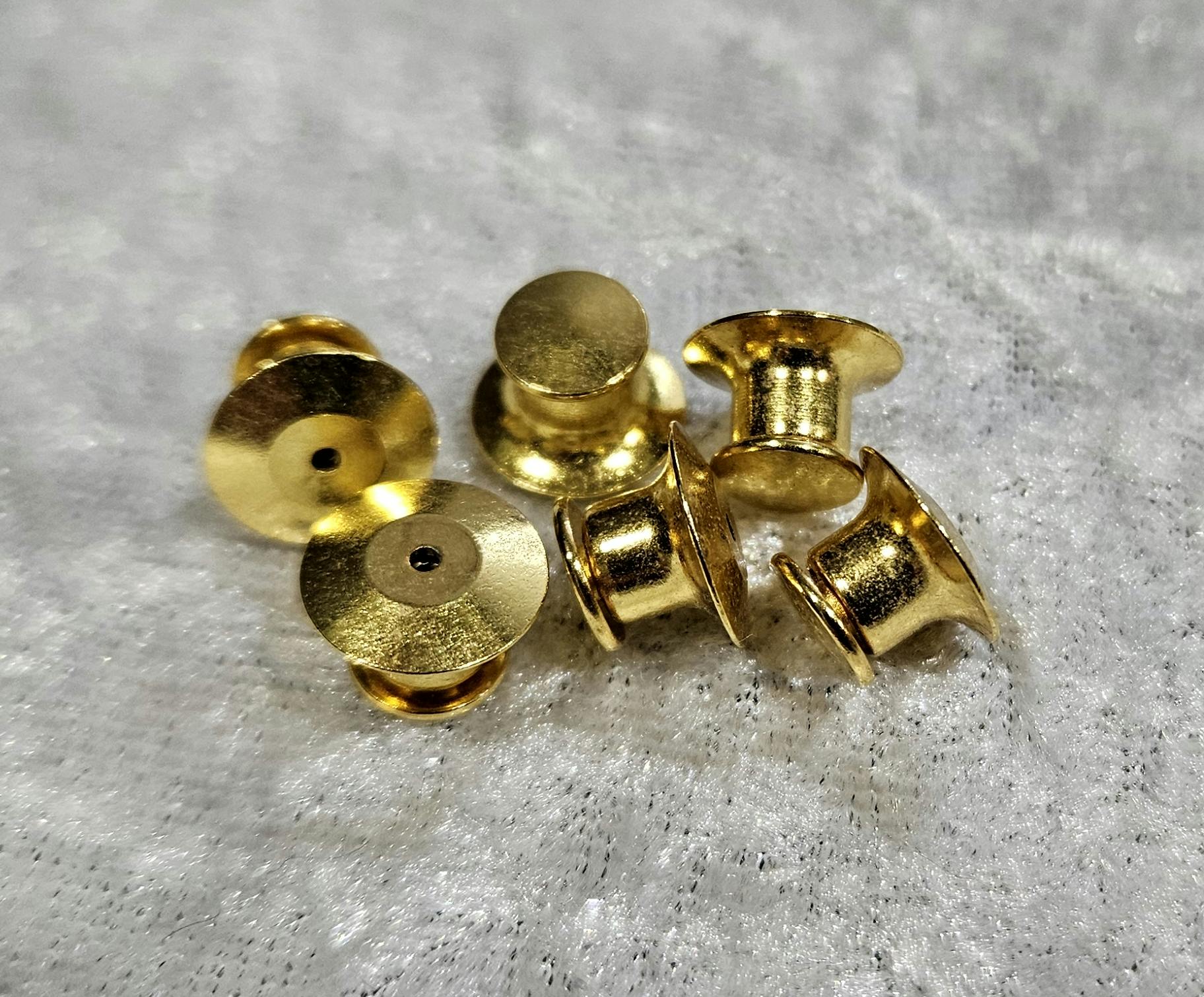Six Locking Pin Backs - Keep Your Pins Safe!