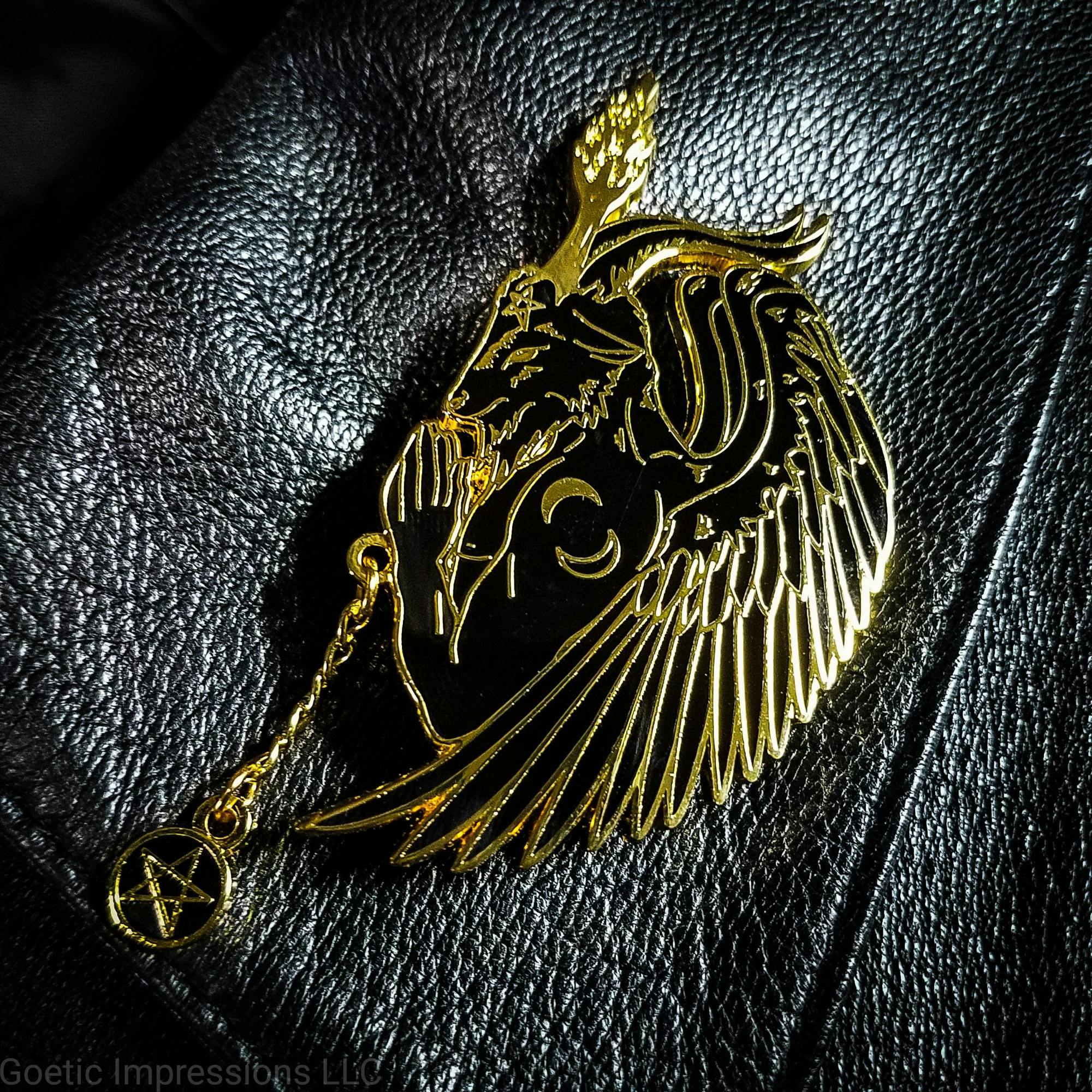 Baphomet: Dark Deities Enamel Pin