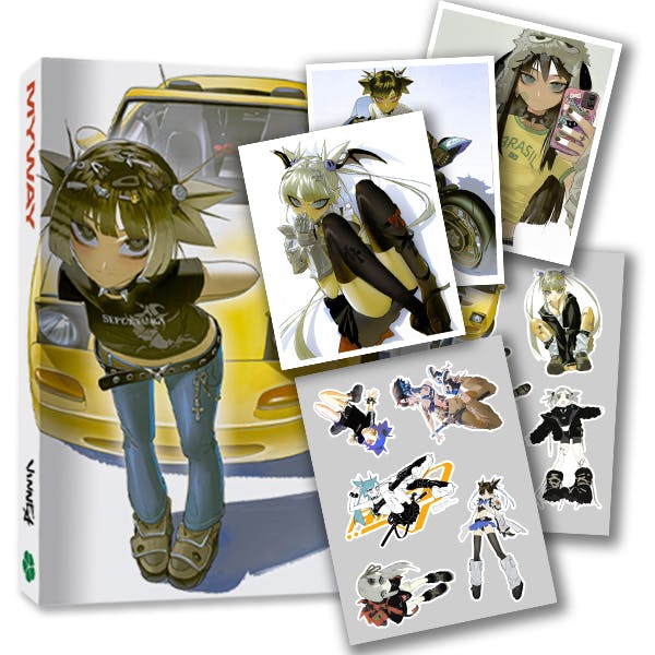 My Way by Vinne -Slipcase, Prints, Stickers Tier
