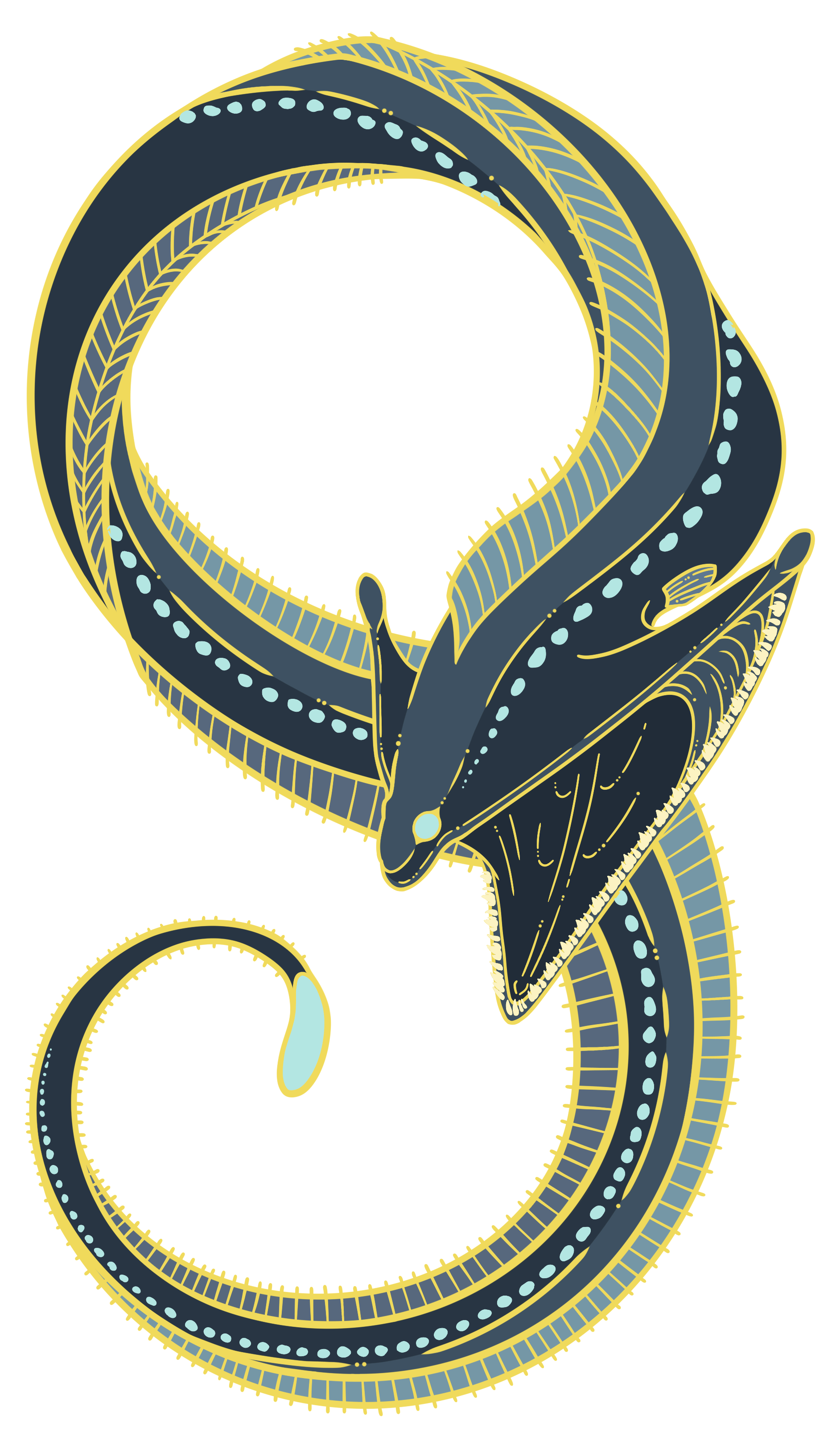 5" Gulper Eel Window Cling Sticker	