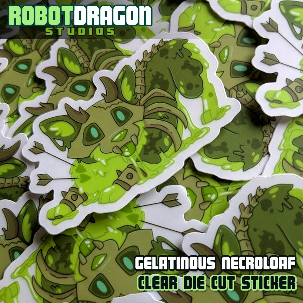 Gelatinous Necroloaf Sticker