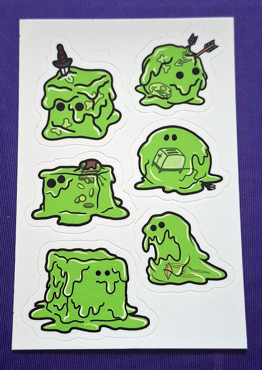 Slime Sticker Sheet