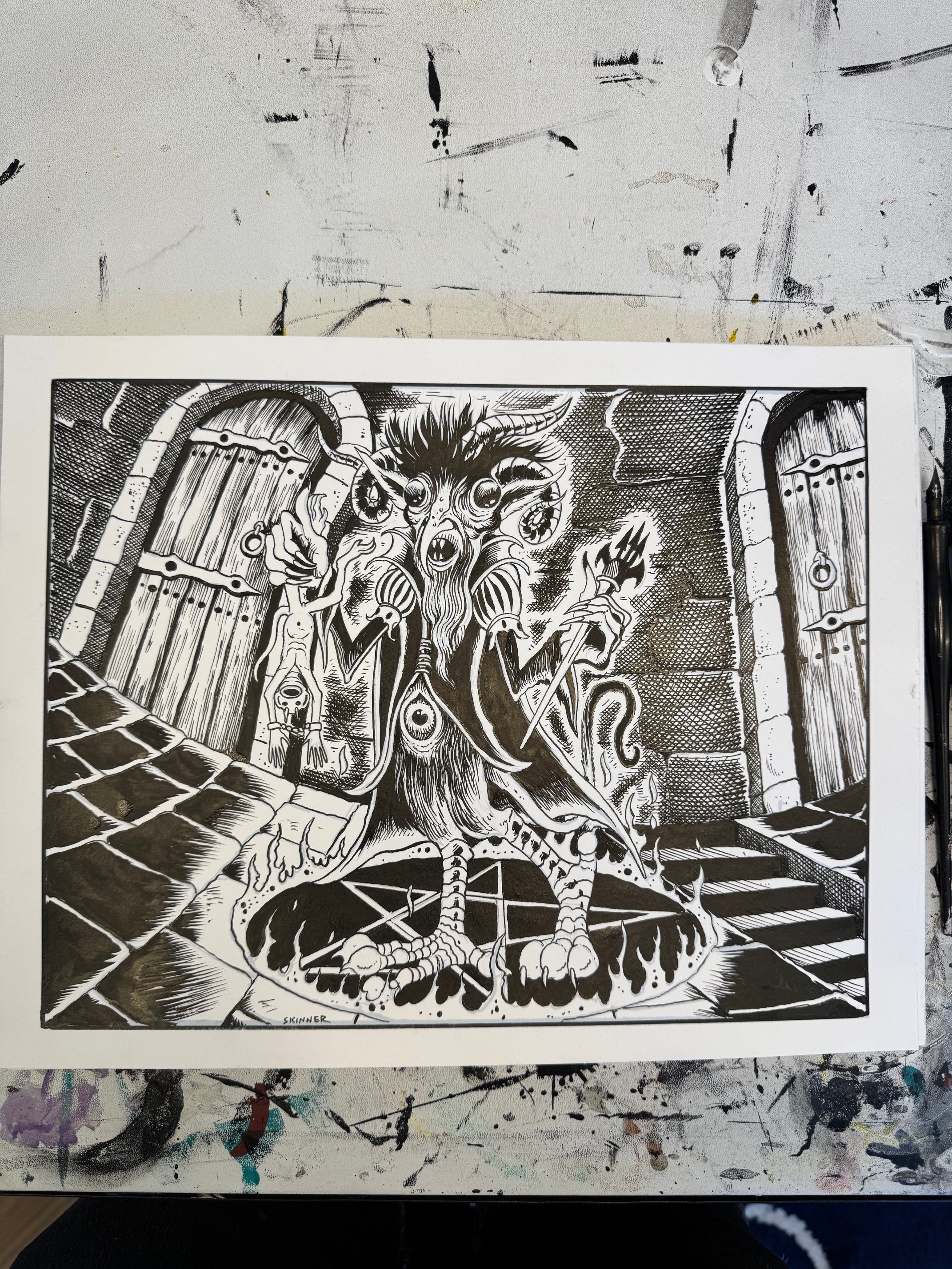 Leonard, Original Artwork by Skinner