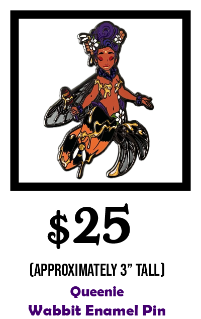 Queenie Enamel Pin