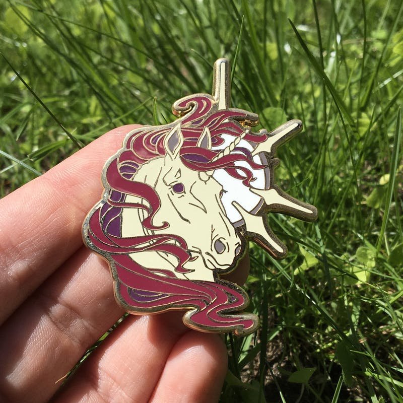 Unicorn pin - Summer Color (save €1,-)
