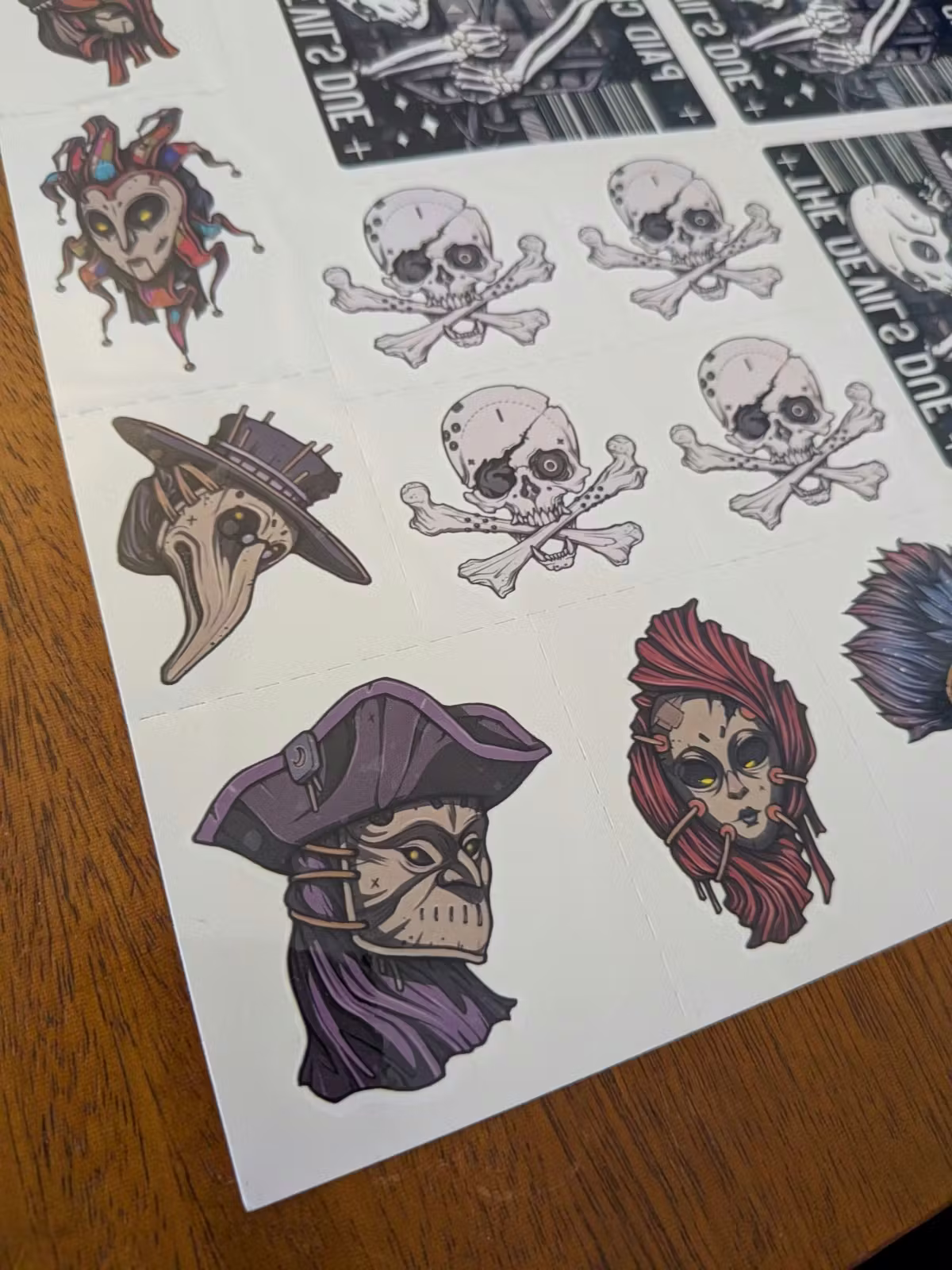  Detail of our temporary tatoo samples 