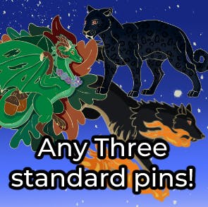 3 Standard Pins