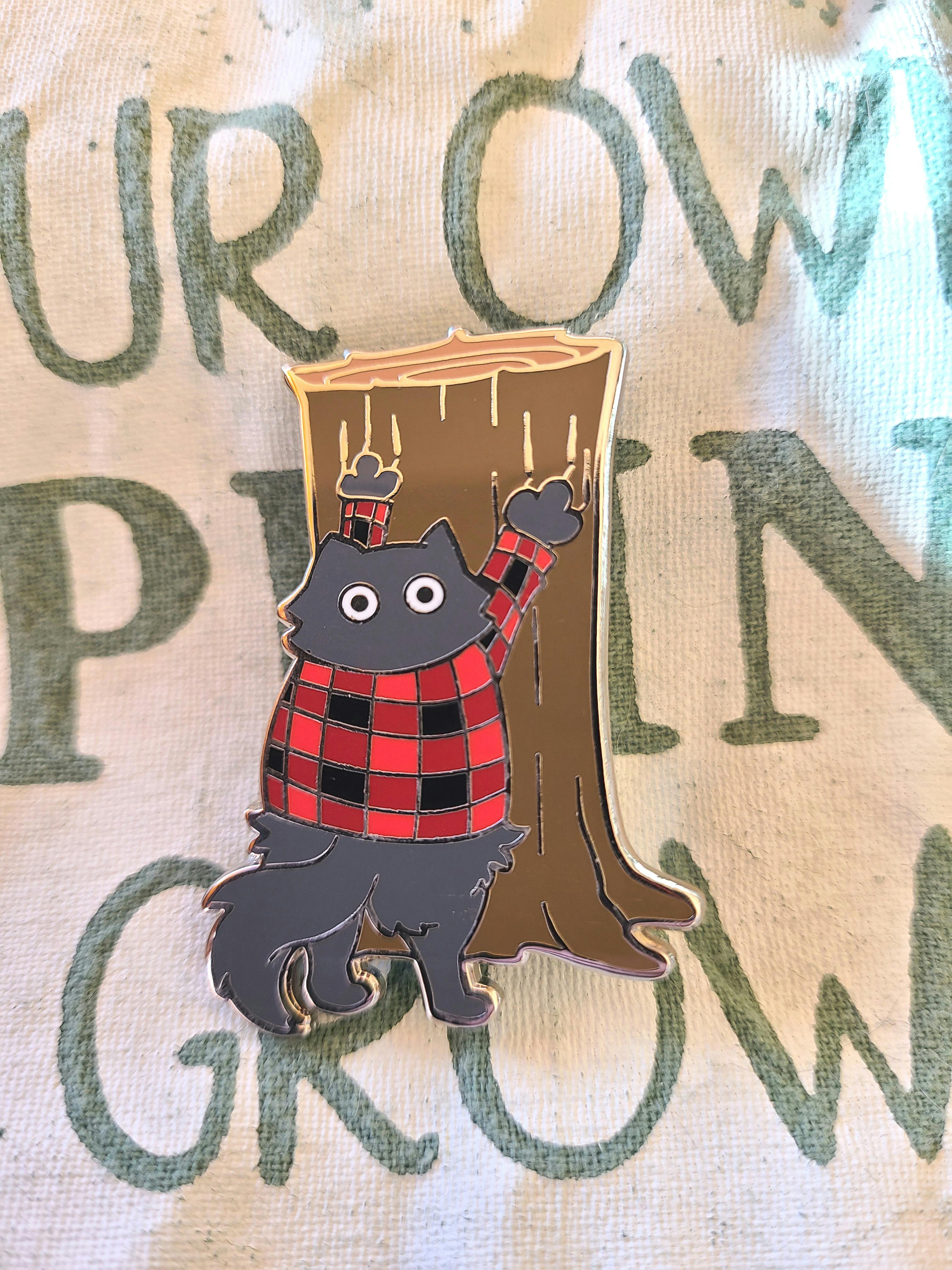 Lumberjack kitty
