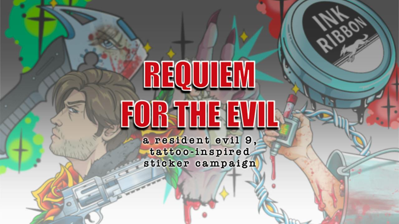 Requiem for the Evil - A RE9 Sticker Campaign