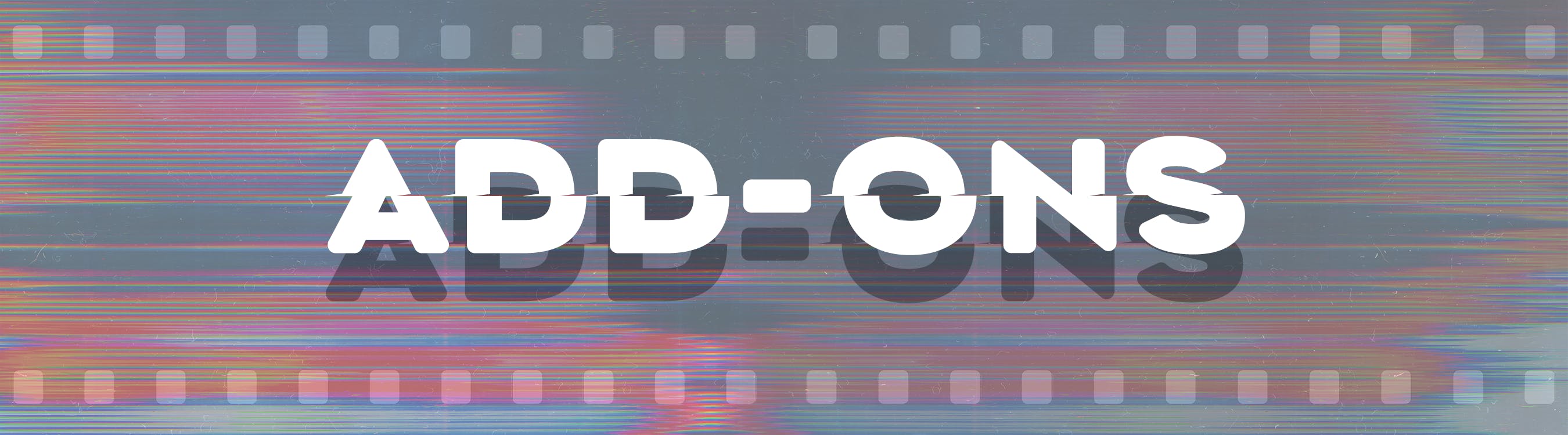 ADD-ONS header graphic