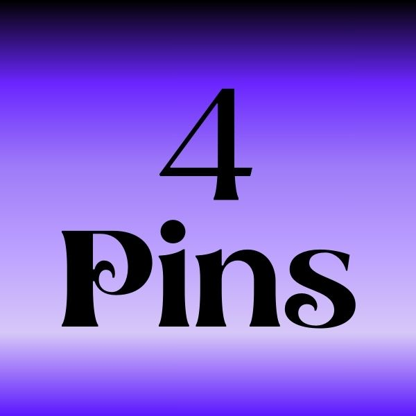 4 Smut Lovers Pin
