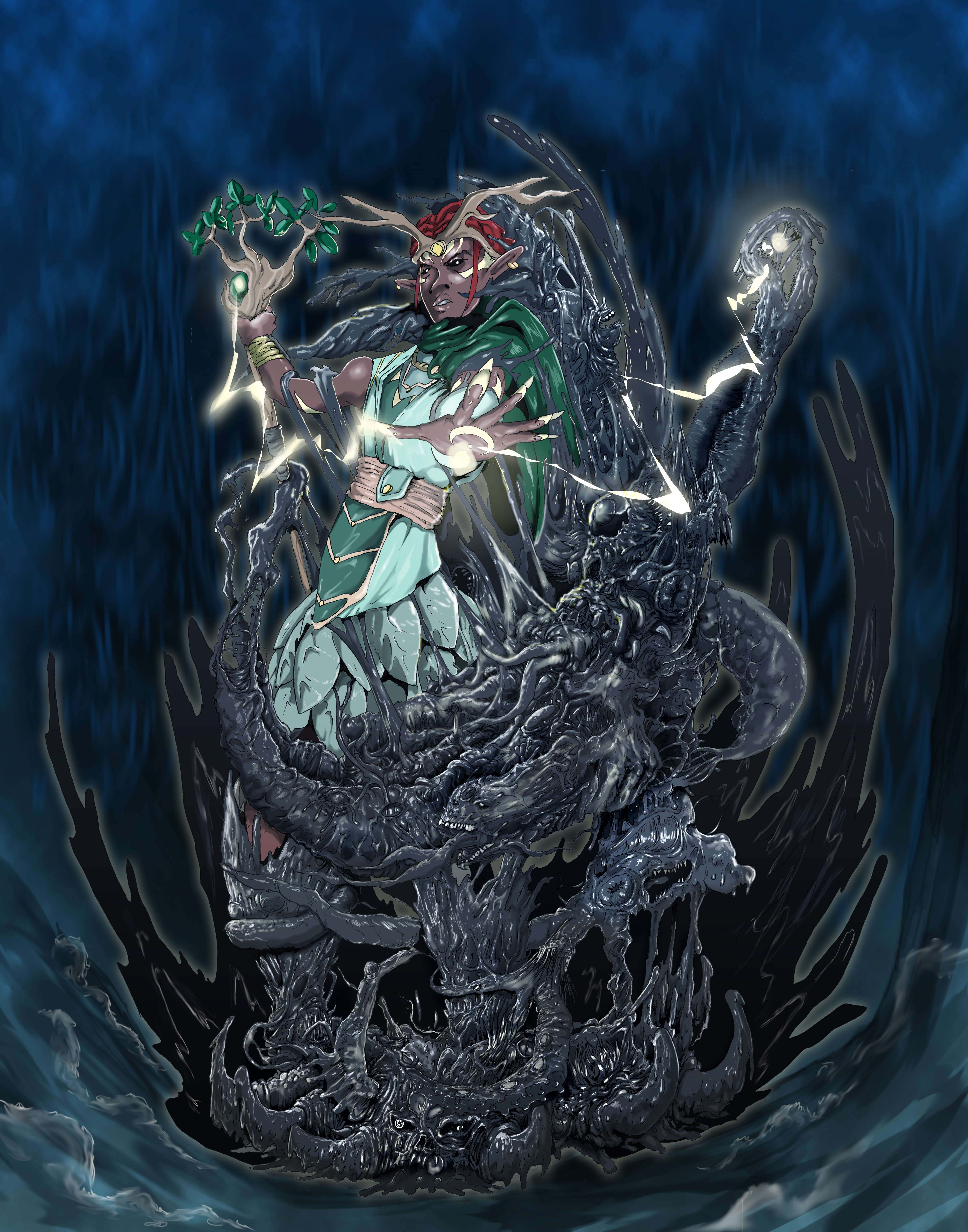 Elysia/Mind Sculpture (a dule combo of druid and demon ooze)