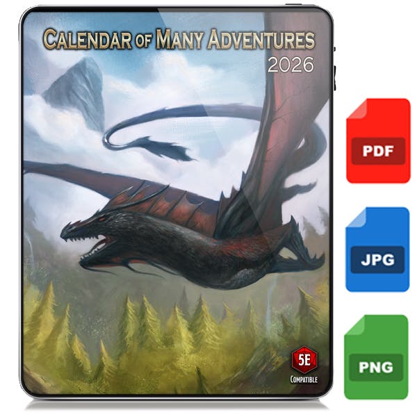 The Digital Calendar - Maps & PDF Adventures