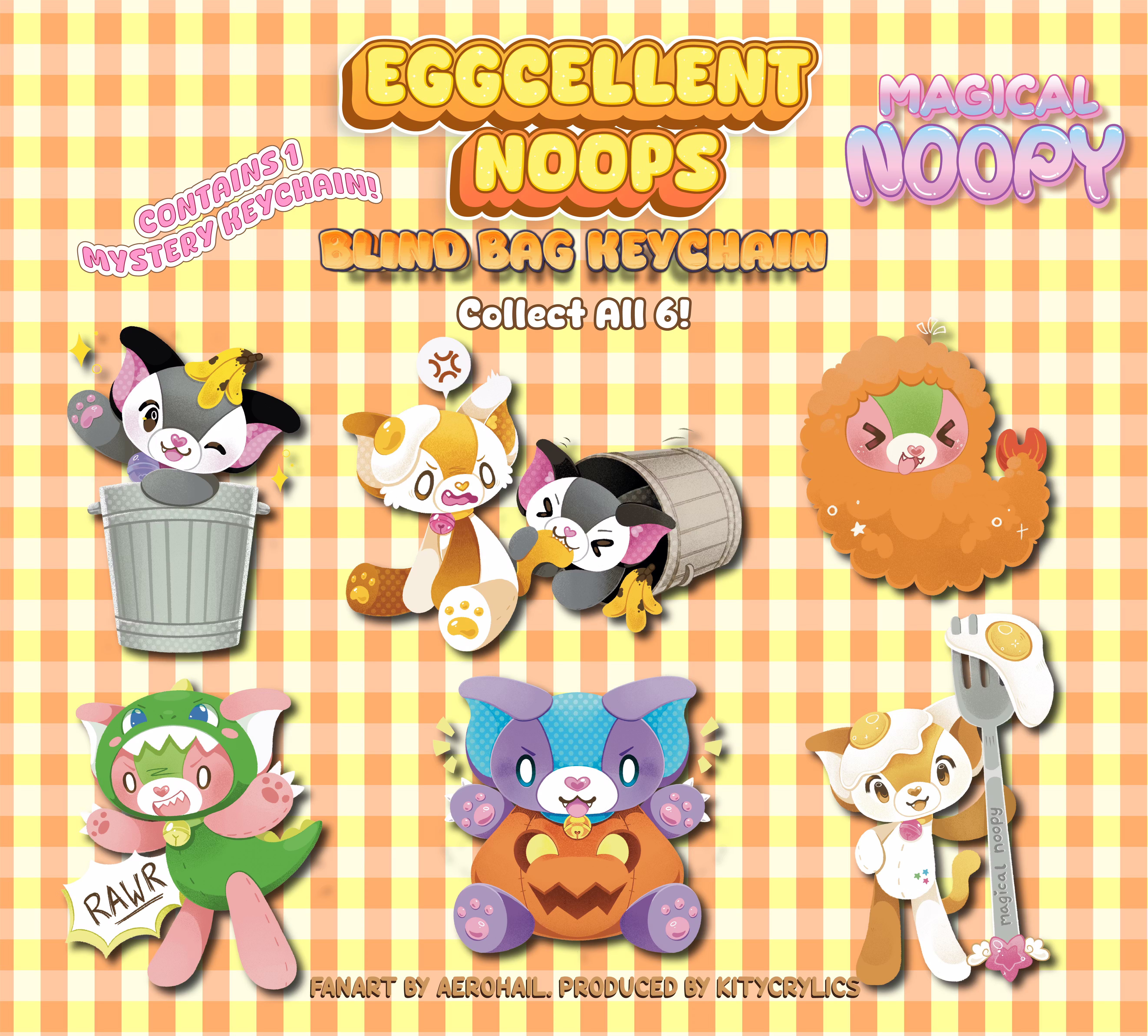 Blind Bag Keychain - Eggcellent Noops