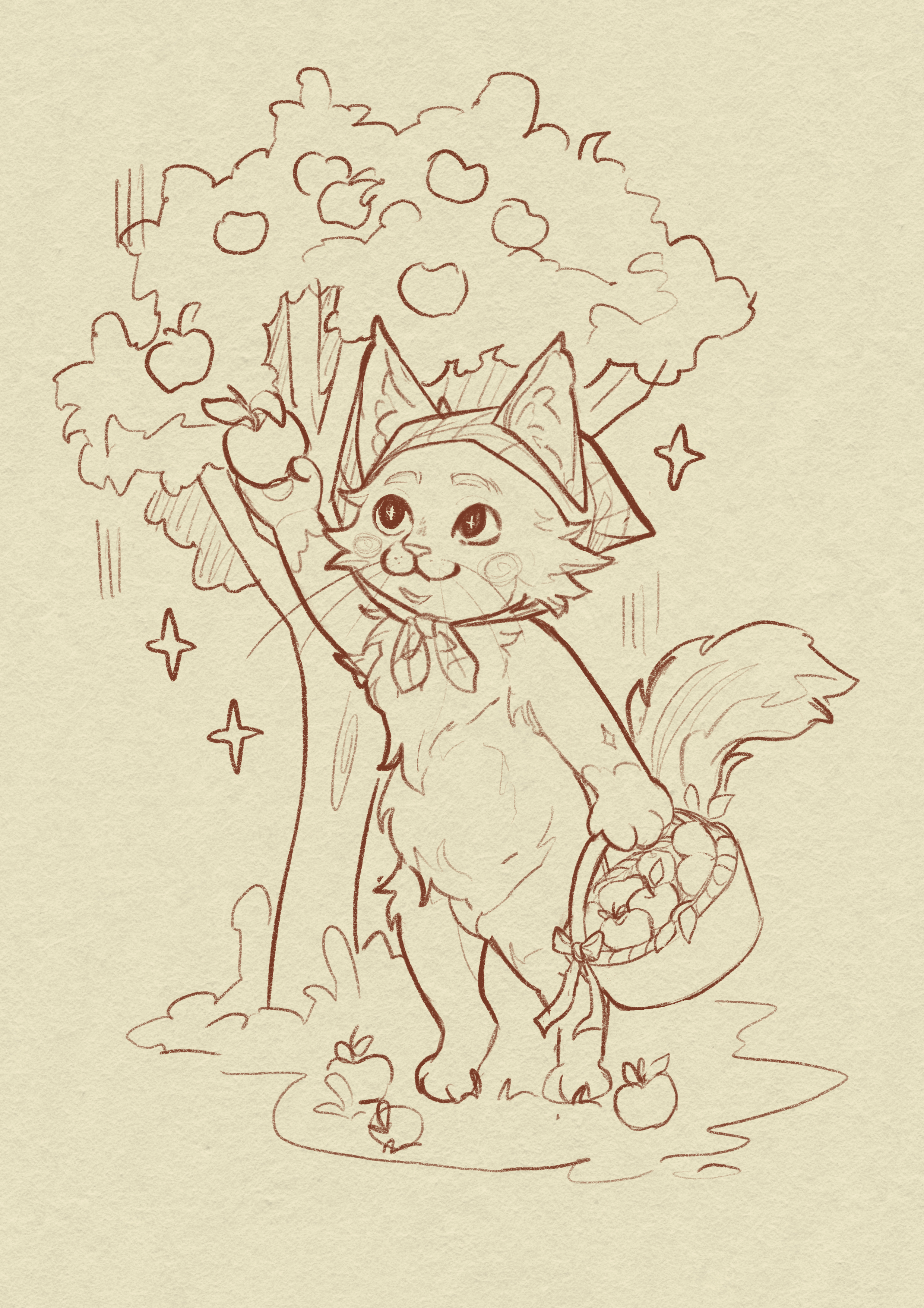 Apple cider sticker